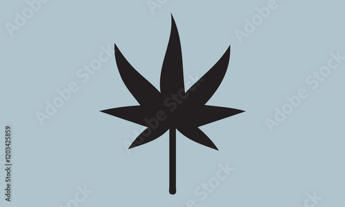 Sativa and indica Silhouette illustration Vector Art on White Background, Calligraphy t shirt design, card, flyer, Hand drawn lettering phrase, svg Files for Cutting Cricut and Silhouette, EPS 10