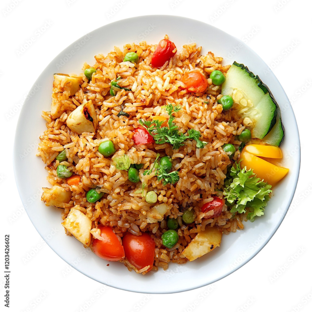 Delicious Vegetable Fried Rice Asian Cuisine Tasty Meal, Delicious Vegetable Fried Rice Asian Cuisine Tasty Meal,