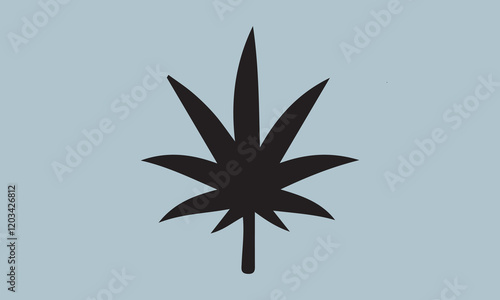 Sativa and indica Silhouette illustration Vector Art on White Background, Calligraphy t shirt design, card, flyer, Hand drawn lettering phrase, svg Files for Cutting Cricut and Silhouette, EPS 10