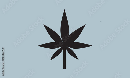 Sativa and indica Silhouette illustration Vector Art on White Background, Calligraphy t shirt design, card, flyer, Hand drawn lettering phrase, svg Files for Cutting Cricut and Silhouette, EPS 10