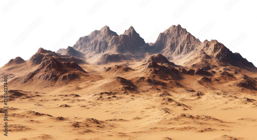 Fototapeta premium red rock desert landscape
