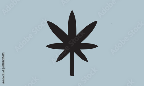 Sativa and indica Silhouette illustration Vector Art on White Background, Calligraphy t shirt design, card, flyer, Hand drawn lettering phrase, svg Files for Cutting Cricut and Silhouette, EPS 10