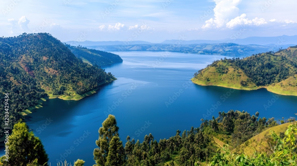 Serene Lake Landscape Serene Lake Landscape