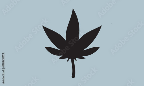 Sativa and indica Silhouette illustration Vector Art on White Background, Calligraphy t shirt design, card, flyer, Hand drawn lettering phrase, svg Files for Cutting Cricut and Silhouette, EPS 10