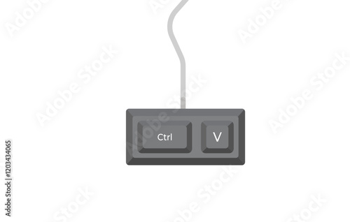 Keyboard shortcuts Crtl + V in isometric style
