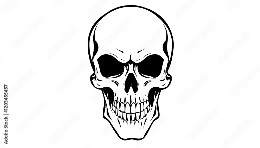 Skull Png Format With Transparent Background, with white tones Skull Png Format With Transparent Background, with white tones