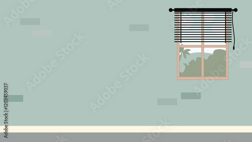 window of the house with a view of greenery outside the window