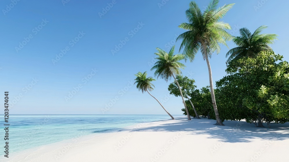Fototapeta premium Tropical Beach Paradise