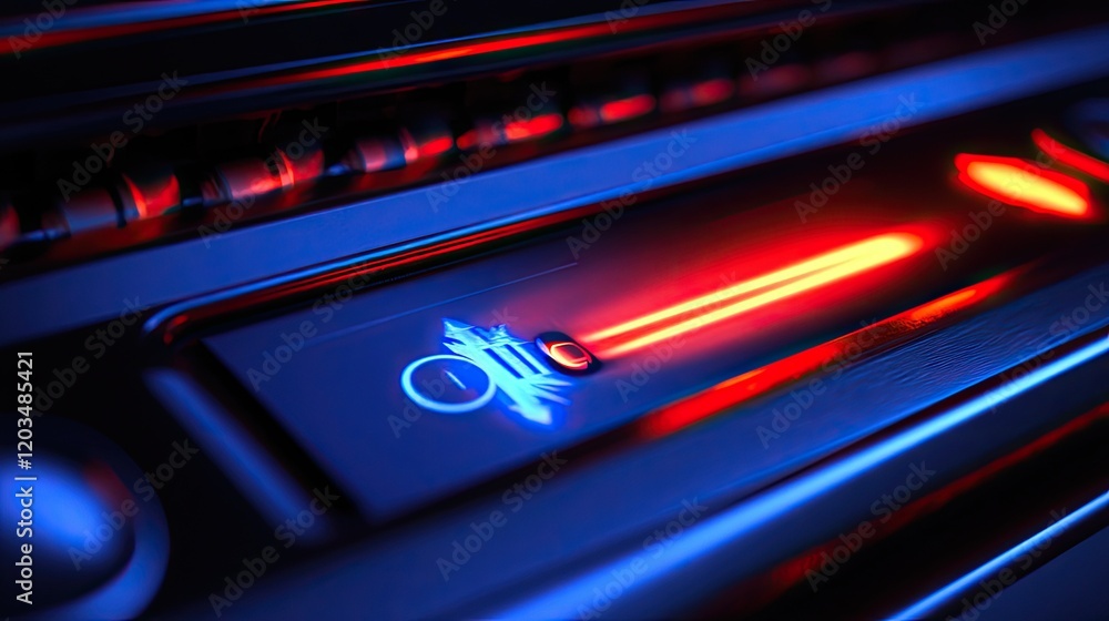 A jammed printer showing a progress bar stuck mid-print on its display screen. A jammed printer showing a progress bar stuck mid-print on its display screen.
