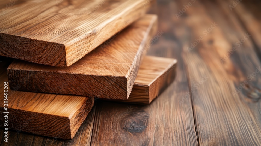 A collection of rustic wooden planks carefully arranged on a worn table, showcasing the natural beauty and unique textures of the wood in a casual yet elegant manner. A collection of rustic wooden planks carefully arranged on a worn table, showcasing the natural beauty and unique textures of the wood in a casual yet elegant manner.