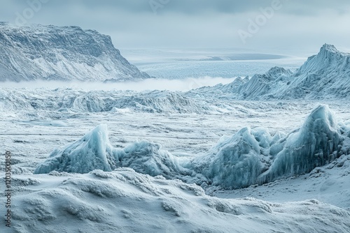 Beautiful mountain panorama in the 