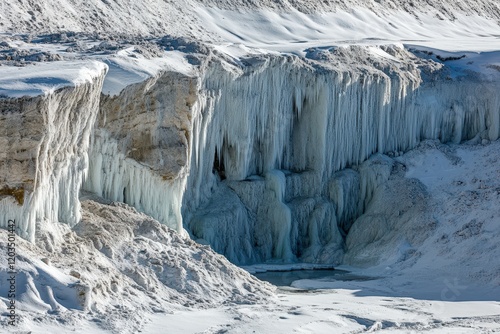 Wallpaper Mural Autumn Colors in the Dolomites, Italy. Yellow larches and snow-capped peaks on a sunny day.. Beautiful simple AI generated image Torontodigital.ca