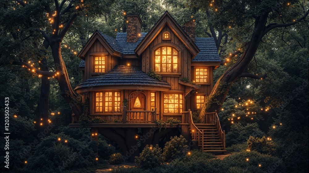 A picturesque eco cozy wooden house nestled in the trees, showcasing beautiful architecture. This charming cottage emits a warm glow, surrounded by nature. A picturesque eco cozy wooden house nestled in the trees, showcasing beautiful architecture. This charming cottage emits a warm glow, surrounded by nature.
