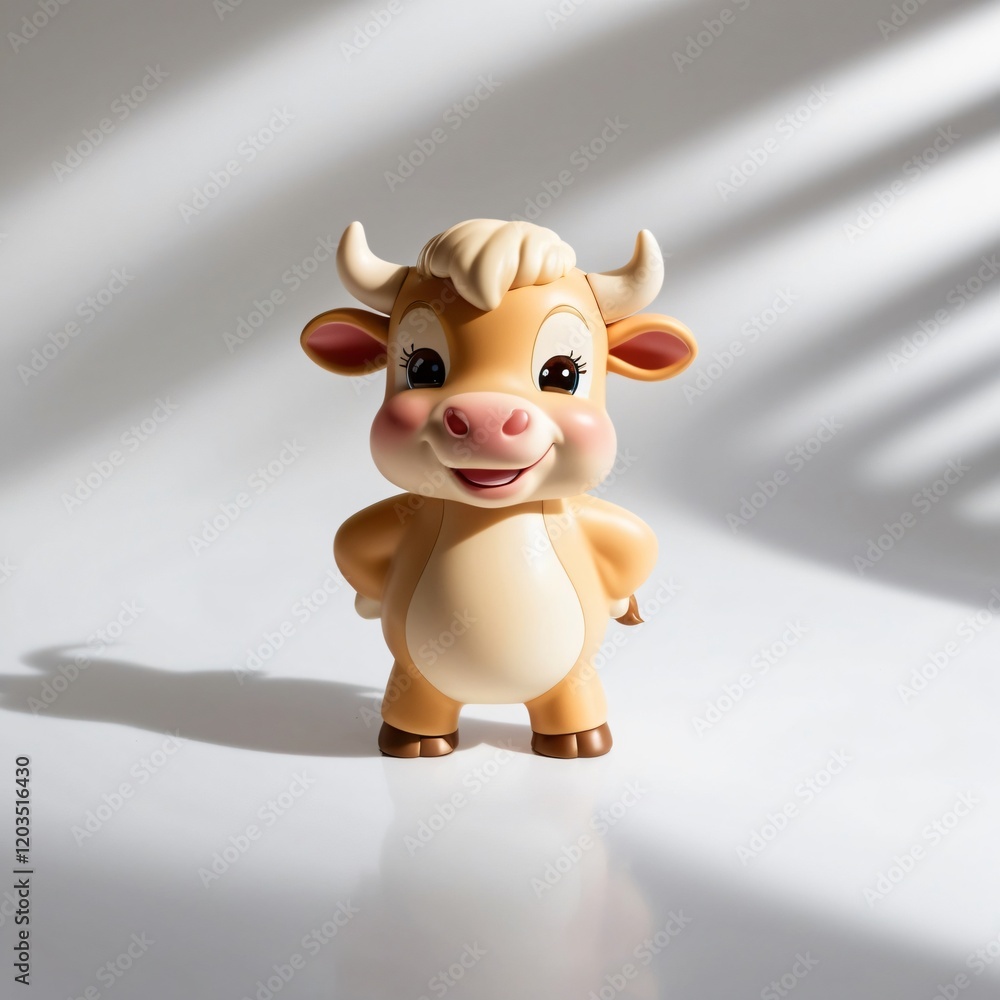 Fototapeta premium 3d cartoon bull 