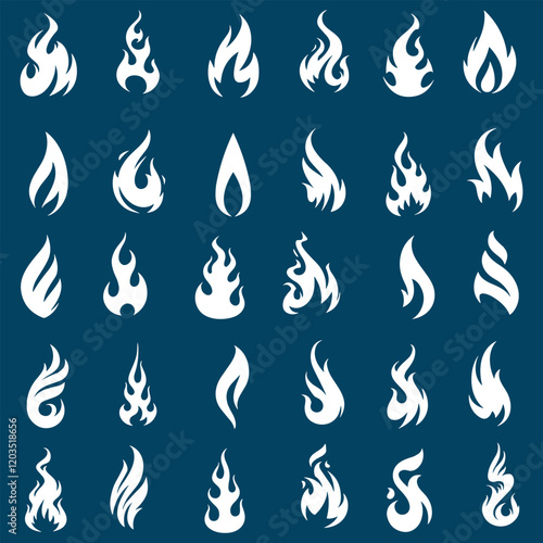 Fire logo design art pack