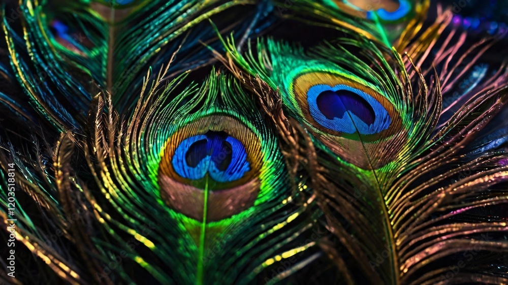 Fototapeta premium Peacock feathers