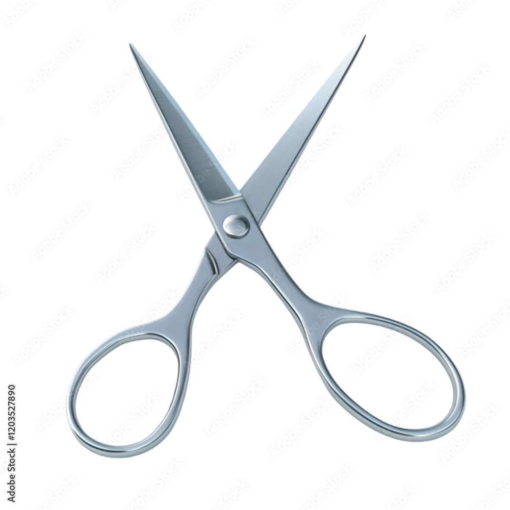 Modern Silver Scissors with Sharp Blades and Ergonomic Handle
Modern Silver Scissors with Sharp Blades and Ergonomic Handle