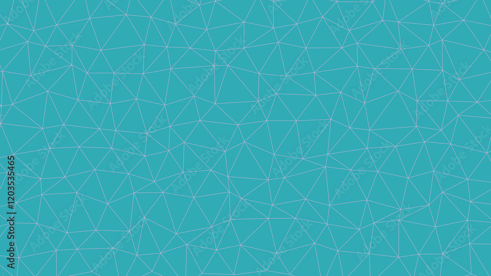 Triangular Tech Background - Turquoise Triangular Tech Background - Turquoise