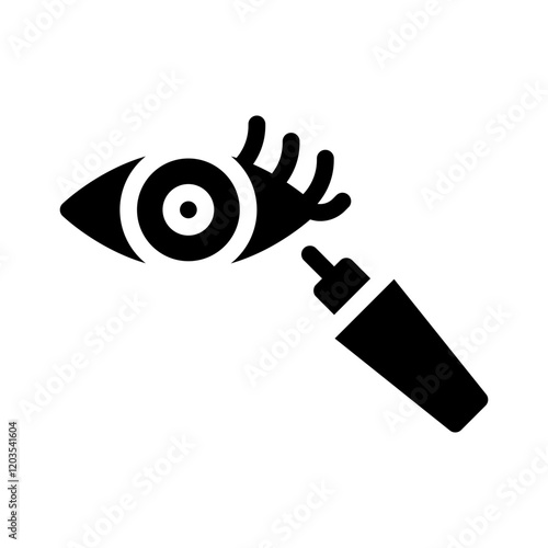 eyeliner glyph icon