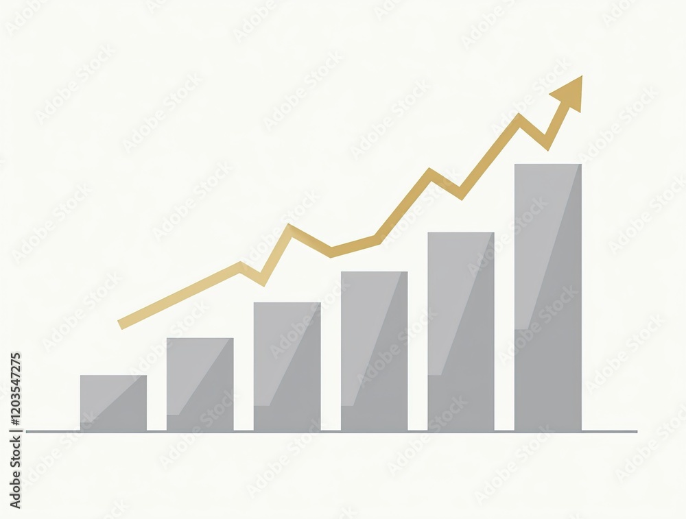 Professional Line Graph Illustrating Business Growth Trends with Clean Design Professional Line Graph Illustrating Business Growth Trends with Clean Design