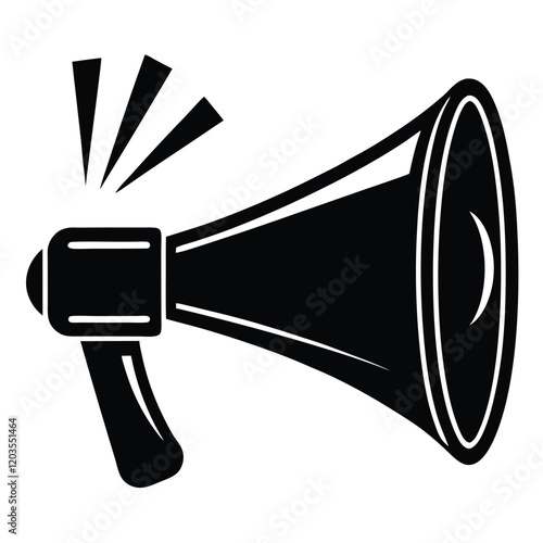 Vector Illustration of Air Horn for Dynamic Designs 