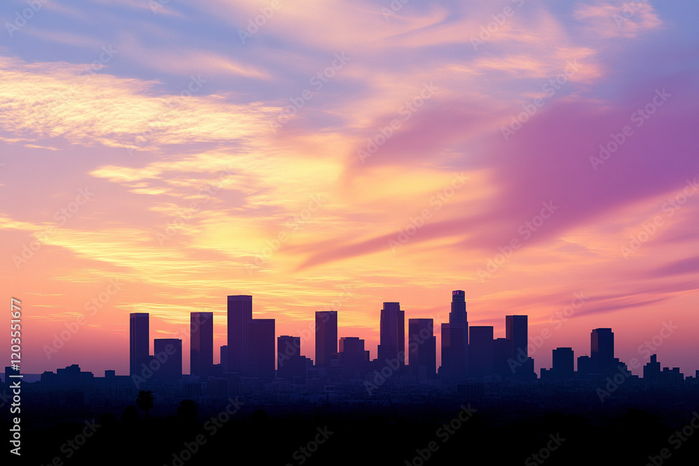 sunset in the city sunset in the city