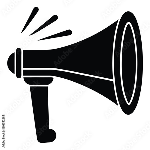 Vector Illustration of Air Horn for Dynamic Designs 