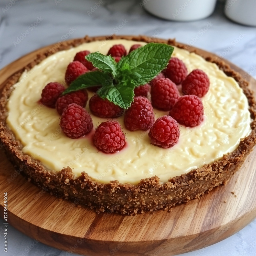 Delicious Lemon Raspberry Tart Dessert Pastry Delicious Lemon Raspberry Tart Dessert Pastry