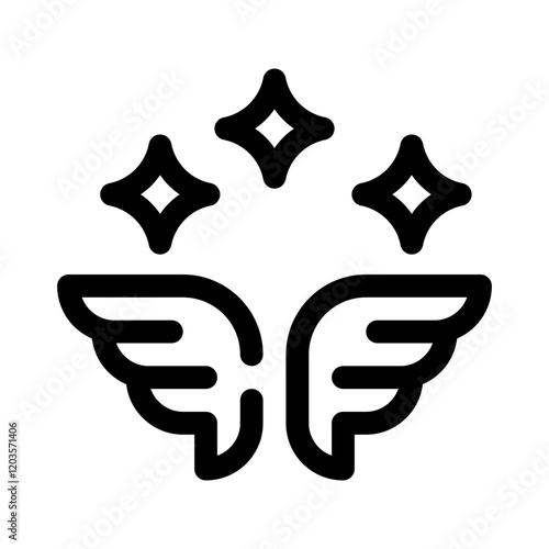 wing line icon