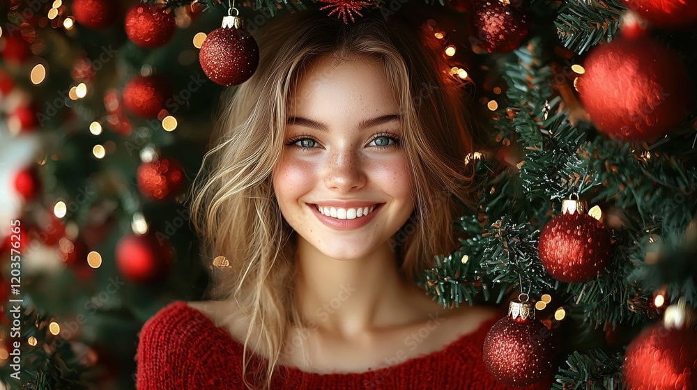 Cozy holiday scene with snowflakes and warm lights. Cozy holiday scene with snowflakes and warm lights.