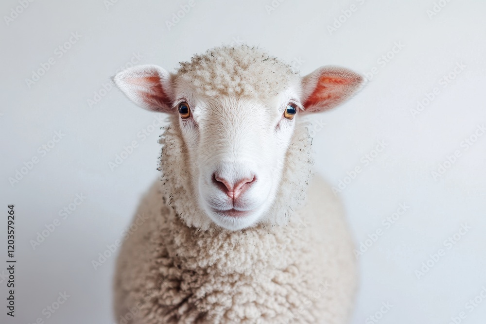 Fototapeta premium Adorable Sheep Portrait