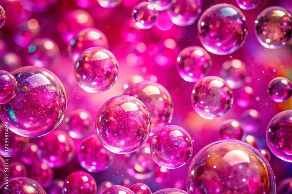 Close-Up Drone Shot: Pink Bubble Background, Abstract Texture, Aerial View Close-Up Drone Shot: Pink Bubble Background, Abstract Texture, Aerial View