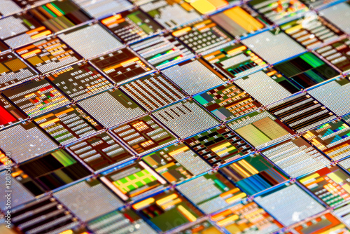 Silicon semiconductor wafer close-up. In electronics, a wafer also called a slice or substrate is a thin slice of semiconductor, a crystalline silicon, used for the fabrication of integrated circuits