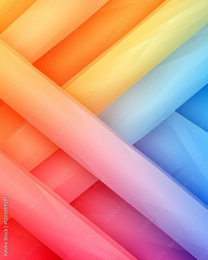Fototapeta premium A creative abstract background with layered diagonal lines in various opacities, forming a sense of depth and rhythm,