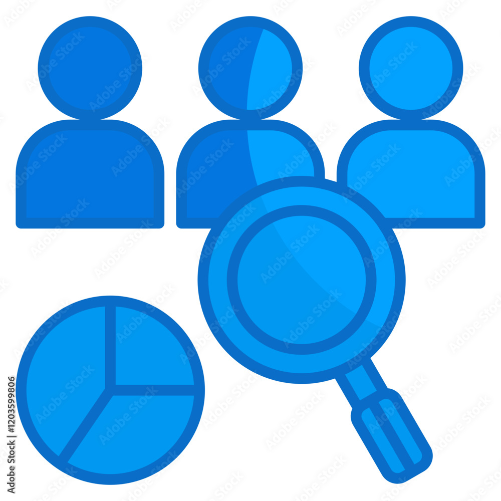 Customer Segmentation Icon Element For Design Customer Segmentation Icon Element For Design