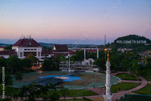 Obraz na płótnie Batam skyline with