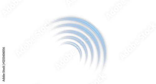 Wifi wave light effect. Png Radar sensor, beep technology, digital sign. Png Transparent neon circle symbol. wireless internet connection. Radar or sonar with wireless technology emitting