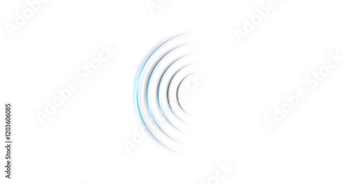 Wifi wave light effect. Png Radar sensor, beep technology, digital sign. Png Transparent neon circle symbol. wireless internet connection. Radar or sonar with wireless technology emitting