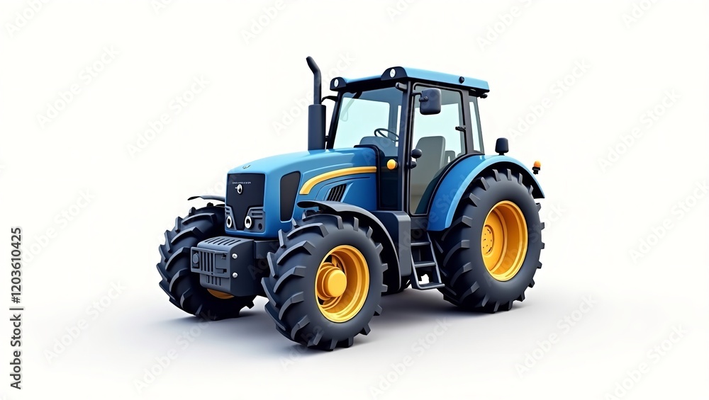 A highly detailed stylized farm tractor concept in 3D
A highly detailed stylized farm tractor concept in 3D