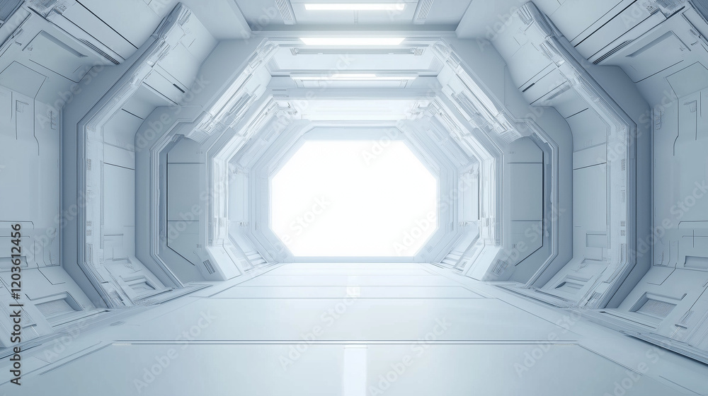 futuristic white architectural structure background futuristic white architectural structure background