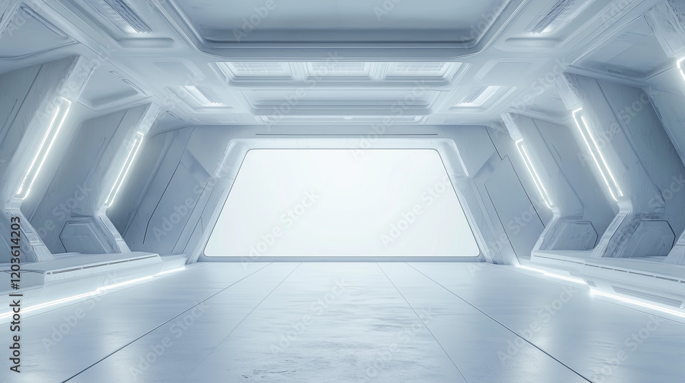 futuristic white architectural structure background futuristic white architectural structure background