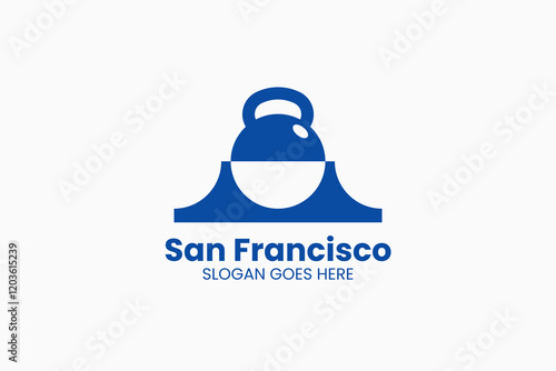 San Francisco Gym Logo. Vector Illustration