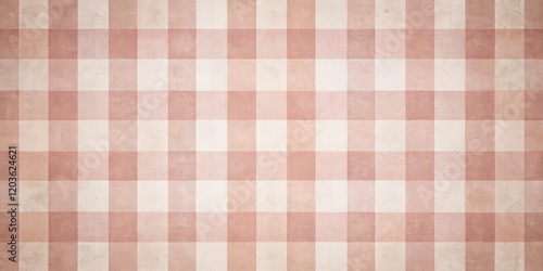 Vintage Style Photography: Simple Pale Pink Background with Large Squares and Checked Pattern for Elegant and Timeless Aesthetic