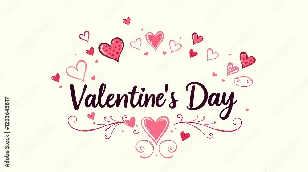 A romantic heart-shaped card design for Valentine's Day featuring pink and red colors, with a festive and celebratory feel, perfect for a greeting or wedding illustration A romantic heart-shaped card design for Valentine's Day featuring pink and red colors, with a festive and celebratory feel, perfect for a greeting or wedding illustration