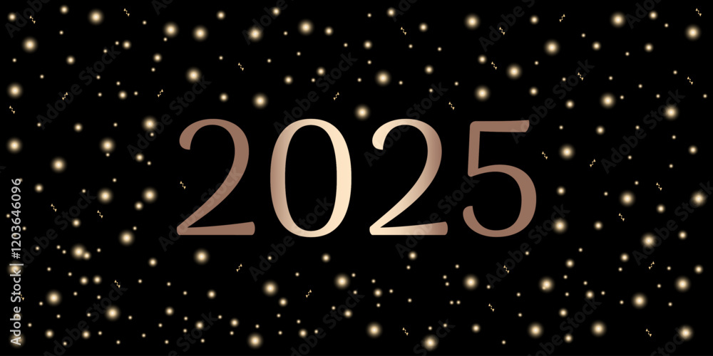 New Year gold particles on a dark background. Background or design element. Glitter for holiday backgrounds New Year gold particles on a dark background. Background or design element. Glitter for holiday backgrounds
