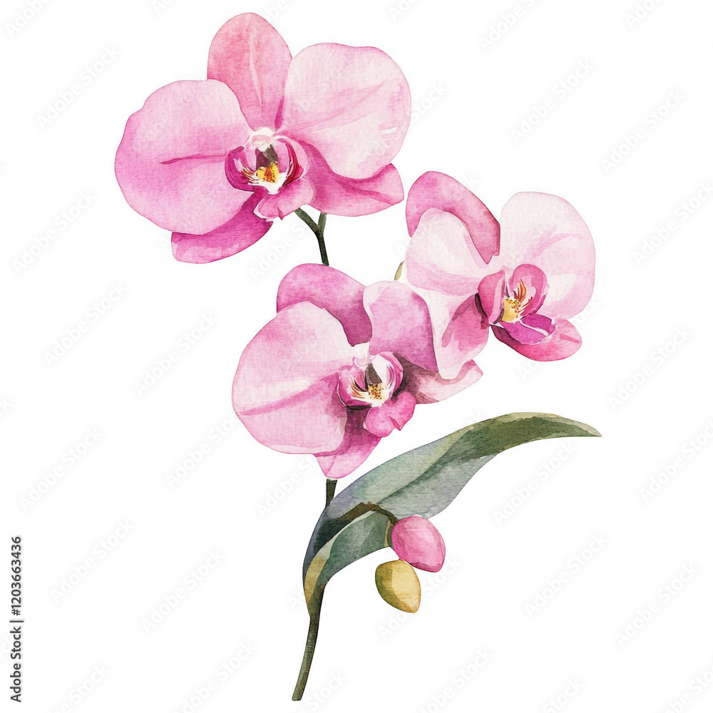 Fototapeta premium Elegant Flower Clipart Vector Illustration
