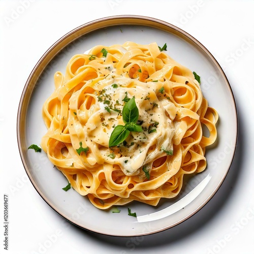 A Plate of Fettucine Alfred...