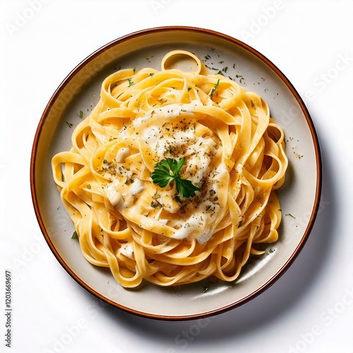 A Plate of Fettucine Alfred...