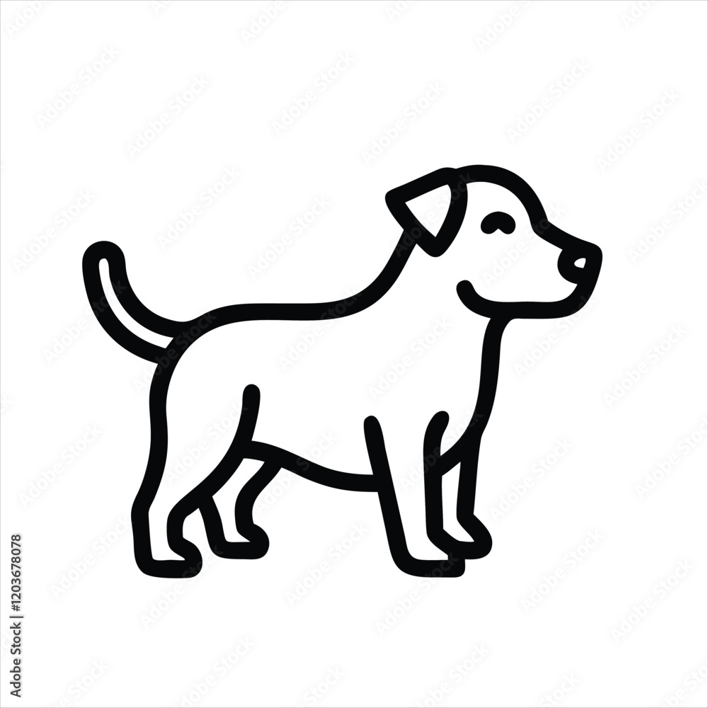 dog with bone Dog vector image silhouette art style with white background dog with bone Dog vector image silhouette art style with white background