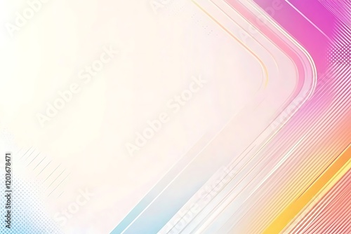 A colorful abstract design featuring smooth curves and gradients for creative use.